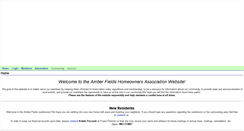 Desktop Screenshot of amberfieldshoa.org
